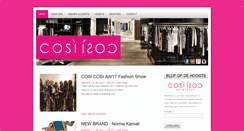 Desktop Screenshot of cosicosi.be